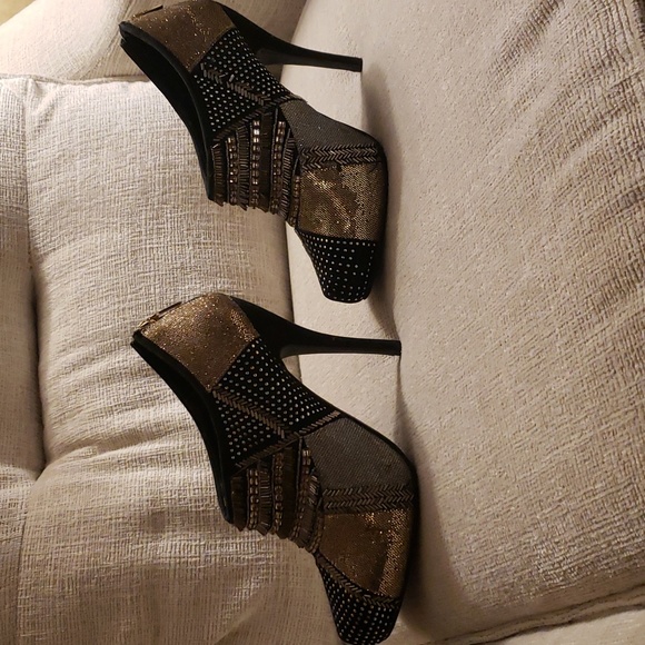 Rhinestone Boots - Colin Stuart Sz 8 - Picture 5 of 17